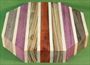 Segmented Striped Plate Blank, Set of Two ~ 8 x 1 1/2 High ~ $74.99 #924